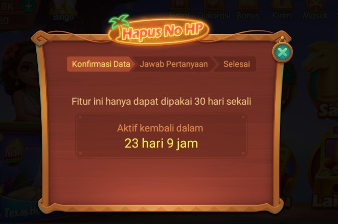 hapus nomor hp higgs domino