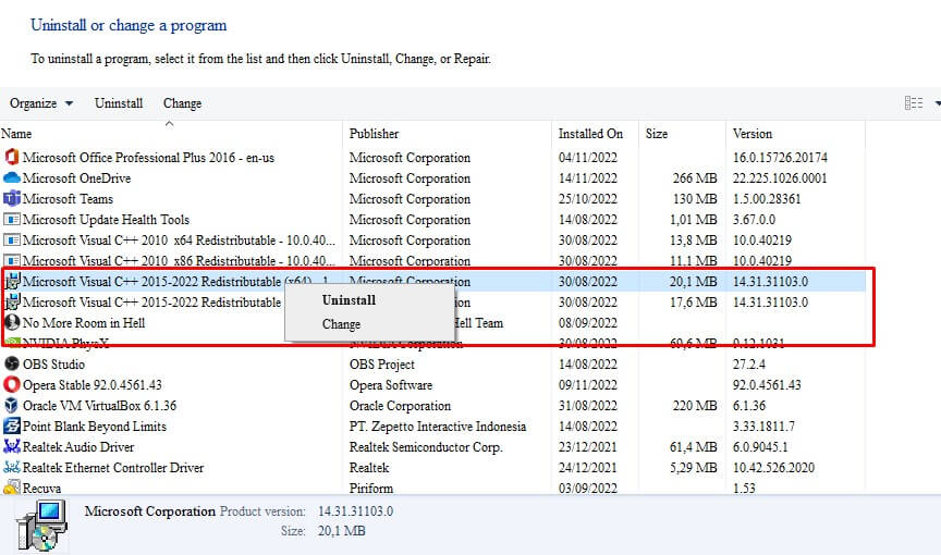 microsoft visual c 2015 2022 1