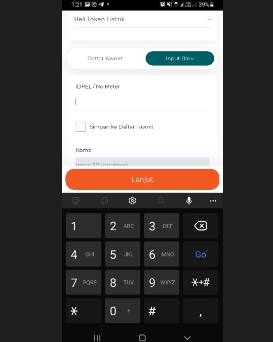 nominal token listrik