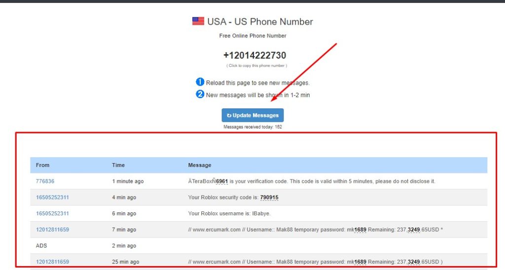 nomor hp negara luar