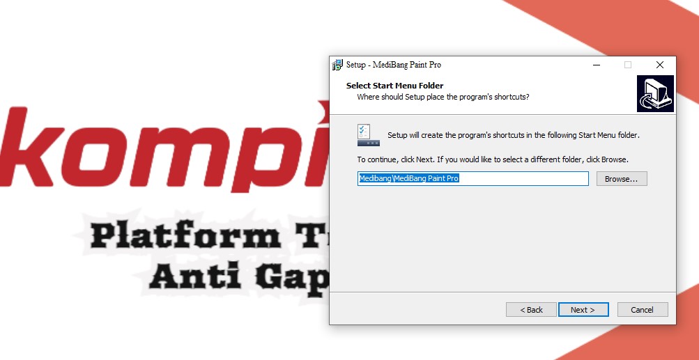 select star menu folder