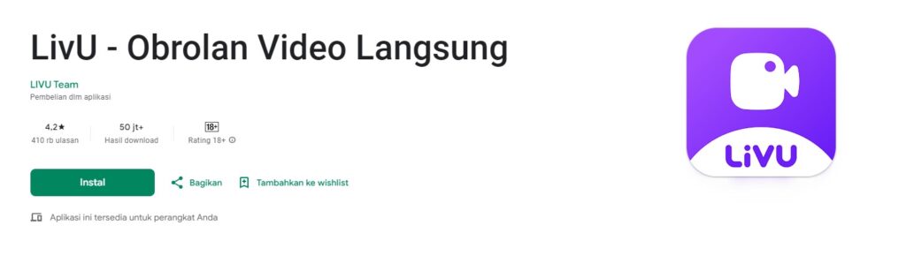 8+ Aplikasi VCS Ilegal Gratis No Sensor Untuk HP Android 3 LivU